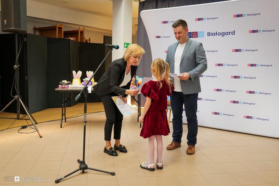 Uroczyste rozdanie nagród w konkursie na Ozdobę Wielkanocną.