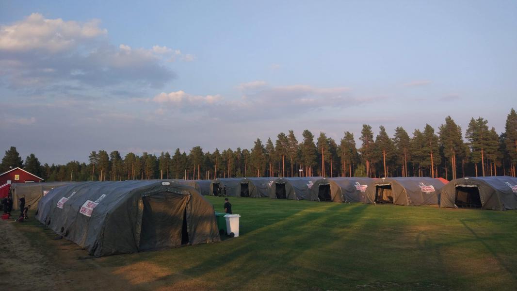 Strażacy dotarli do celu - dziś rozbili obóz!  AKCJA SZWECJA (FOTO)