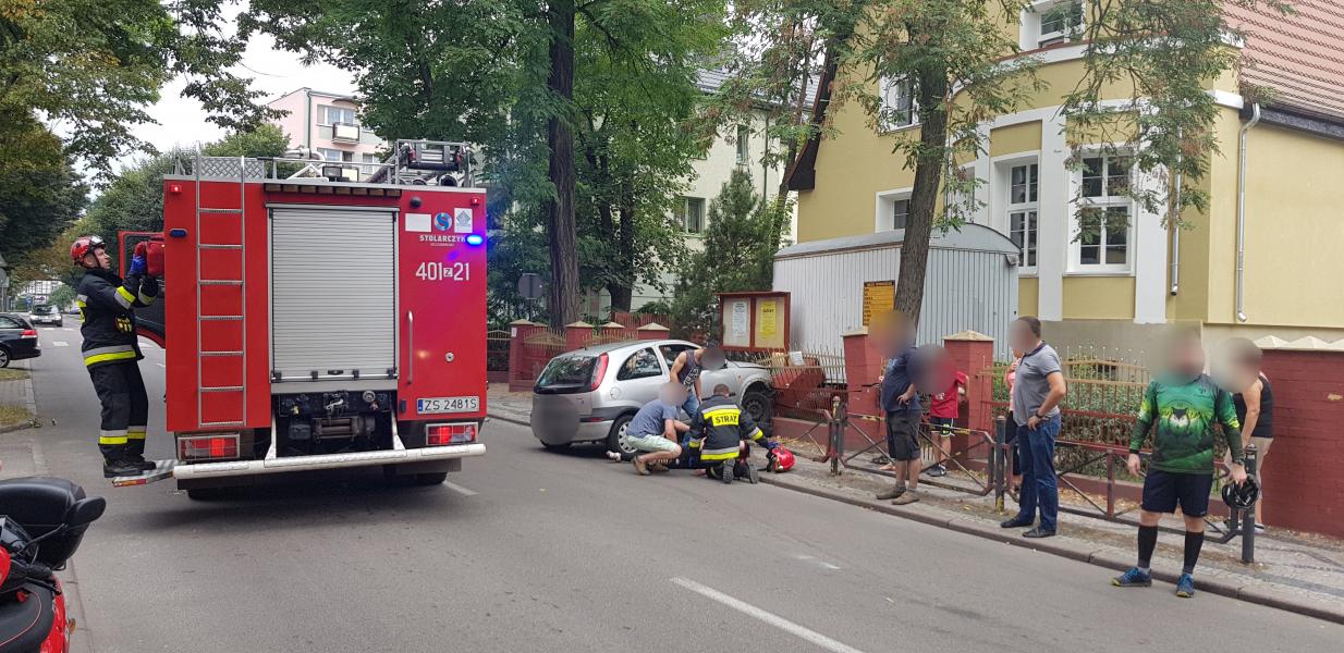 Poważny wypadek w centrum Białogardu 