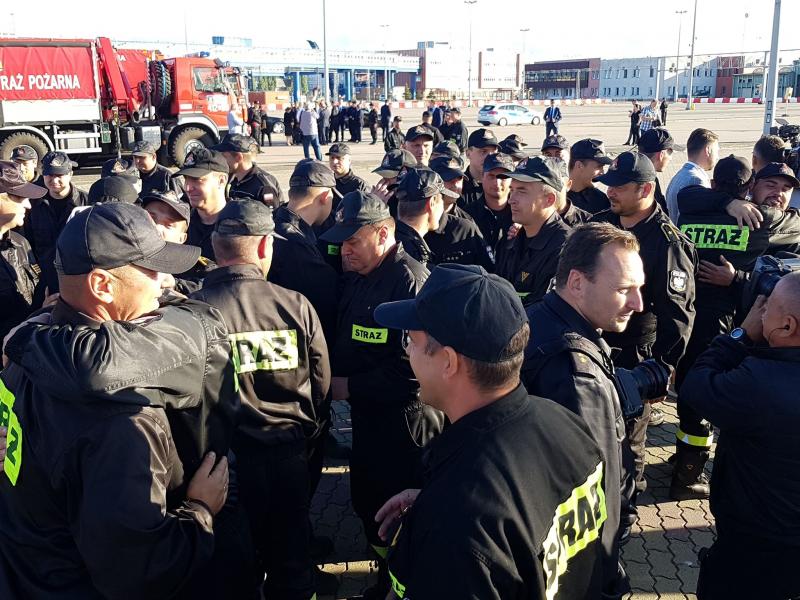 Powitanie strażaków Świnoujście i Białogard - duża porcja zdjęć!