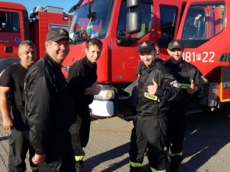 Powitanie strażaków Świnoujście i Białogard - duża porcja zdjęć!