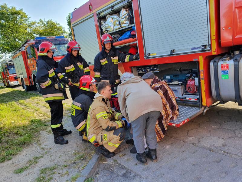 Pożar pieca gazowego w budynku wielorodzinnym!