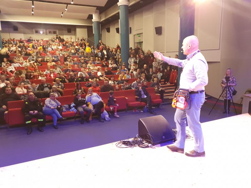 28. Finał WOŚP w Tychowie - zlicytowano złote serduszko.  Padł rekord zbiórki! ZDJĘCIA 