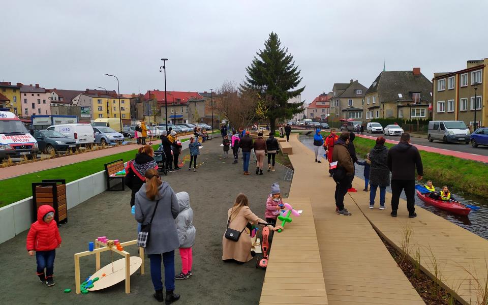 Otwarcie Zaułka Drzewnego w Białogardzie 