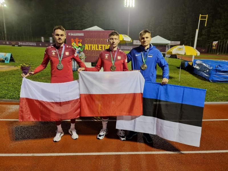 Złoty medal Bartosza Brzezickiego