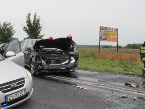 Wypadek koło Lulewic