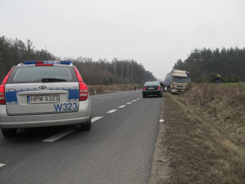 Kolizja na obwodnicy Karlina 