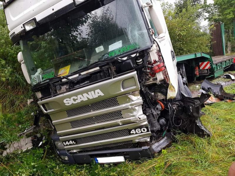 POWAŻNY WYPADEK W POWIECIE BIAŁOGARDZKIM