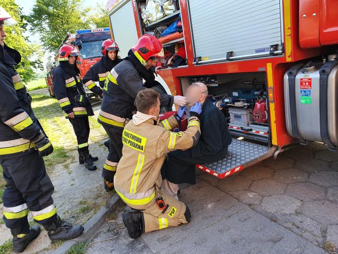 Pożar pieca gazowego w budynku wielorodzinnym!