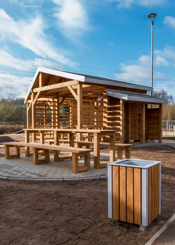 Przystań kajakowa już prawie gotowa