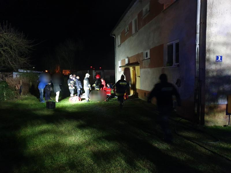 Tragiczny finał pożaru w Pobłociu Wielkim - śmierć poniosły dwie osoby! 