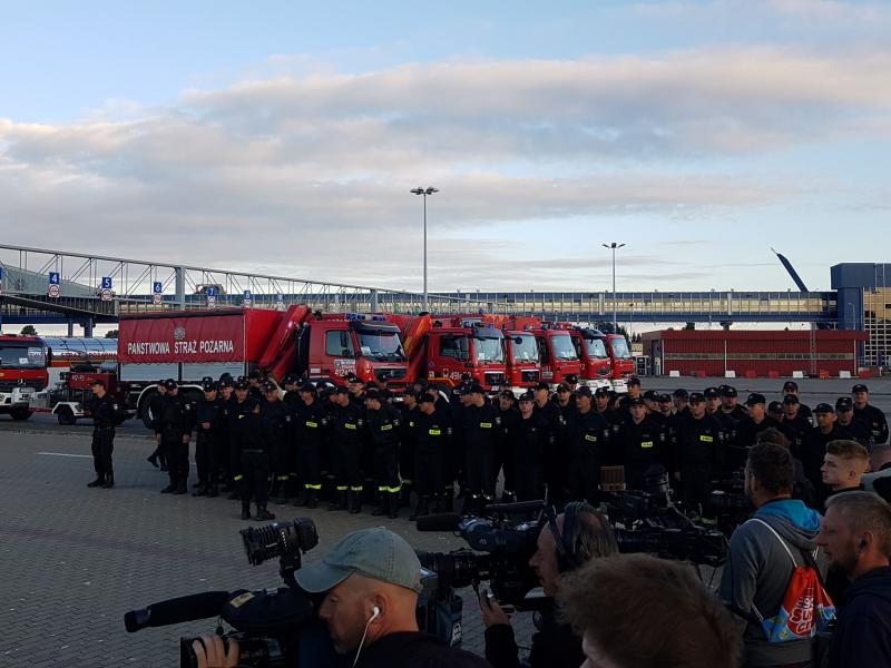 Powitanie strażaków Świnoujście i Białogard - duża porcja zdjęć!