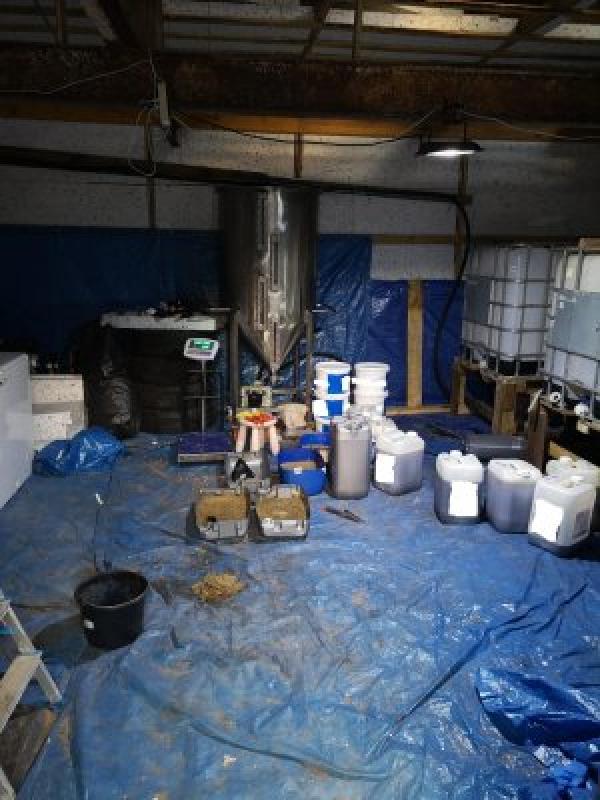 Zlikwidowano fabrykę narkotyków - wartość zabezpieczonych substancji to ponad 21 mln zł