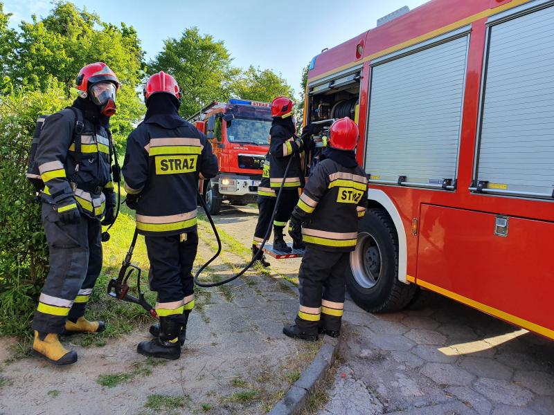 Pożar pieca gazowego w budynku wielorodzinnym!