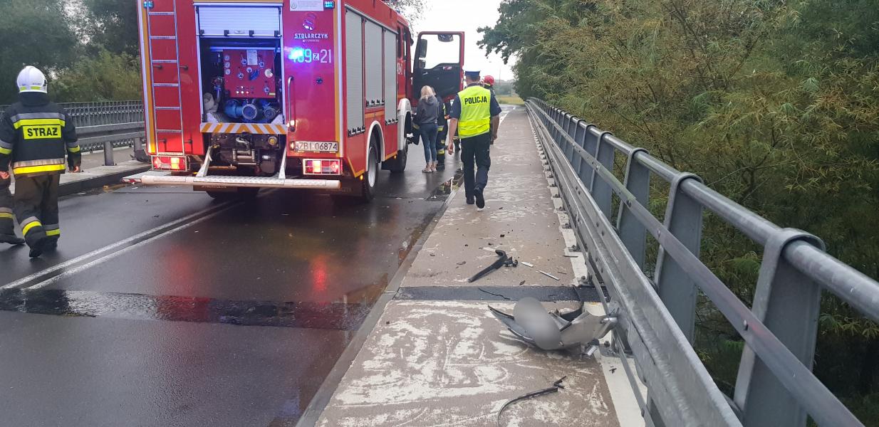 Wypadek w Karlinie - jedna osoba ranna! 