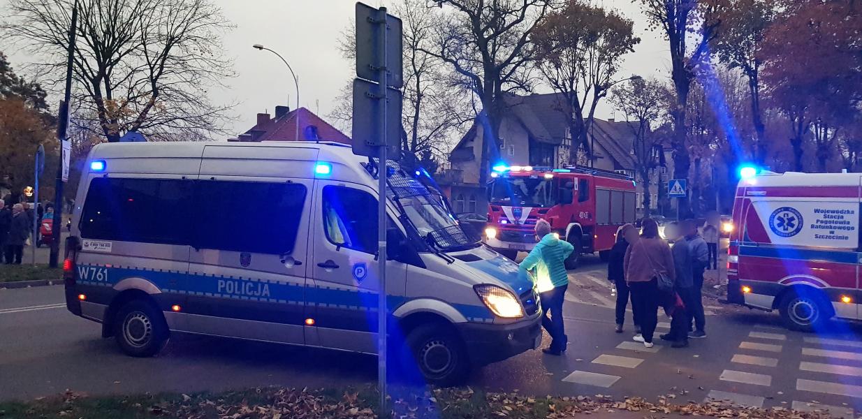 Wypadek drogowy w centrum Białogardu 