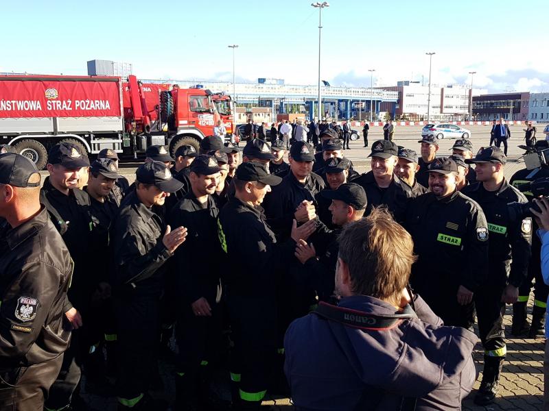 Powitanie strażaków Świnoujście i Białogard - duża porcja zdjęć!