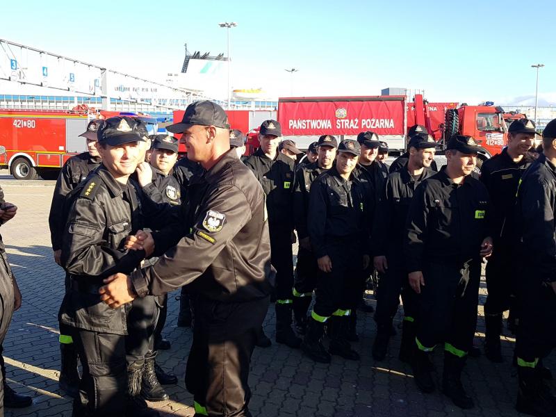 Powitanie strażaków Świnoujście i Białogard - duża porcja zdjęć!
