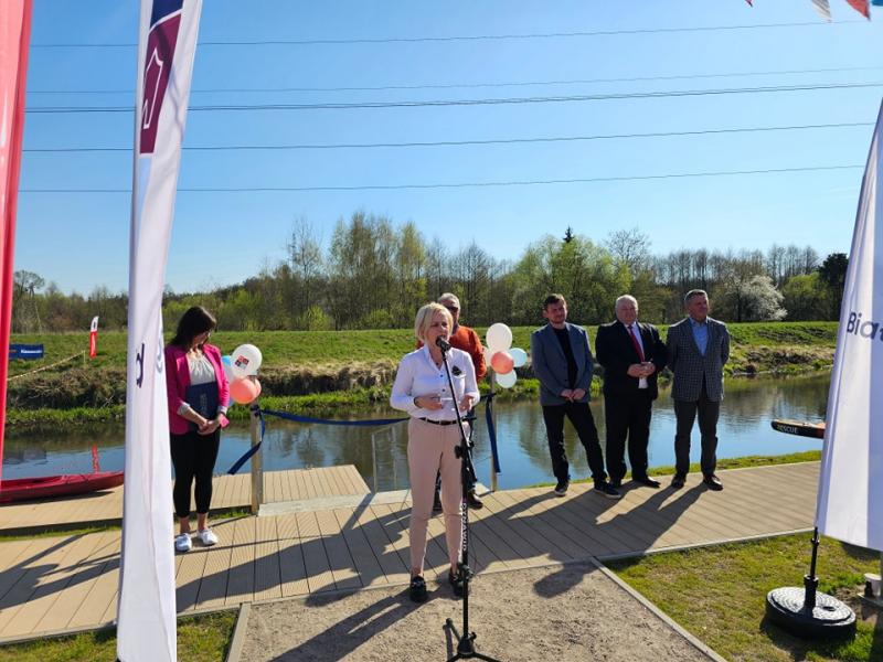 Oficjalne otwarcie przystani kajakowej w Białogardzie