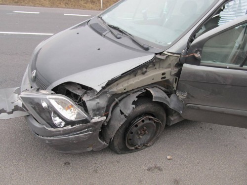 Kolizja na obwodnicy Karlina 