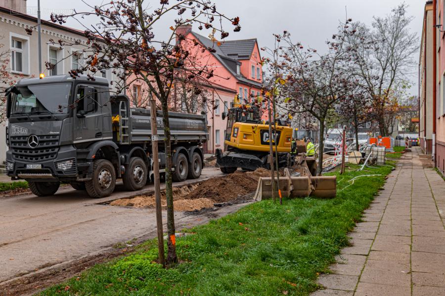  Trwają prace nad przebudową ul. Grunwaldzkiej