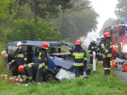 Wypadek koło Karlina