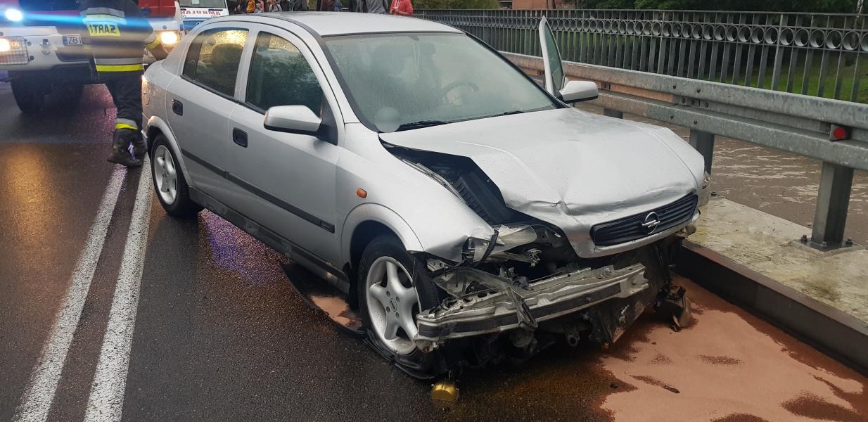 Wypadek w Karlinie - jedna osoba ranna! 