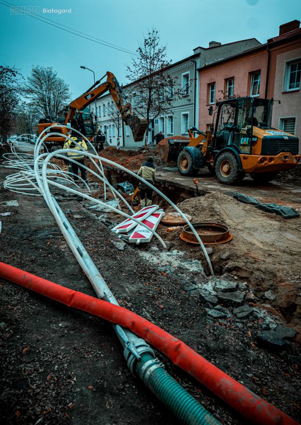  Trwają prace nad przebudową ul. Grunwaldzkiej
