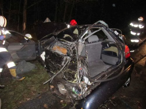 Wypadek koło Karlina