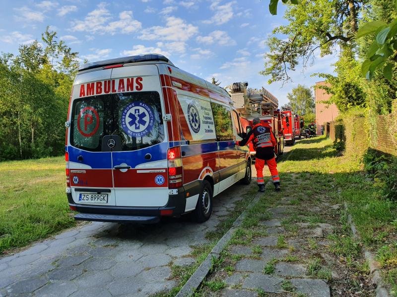 Pożar pieca gazowego w budynku wielorodzinnym!