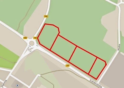 Tereny inwestycyjne przy ulicy Kołobrzeskiej