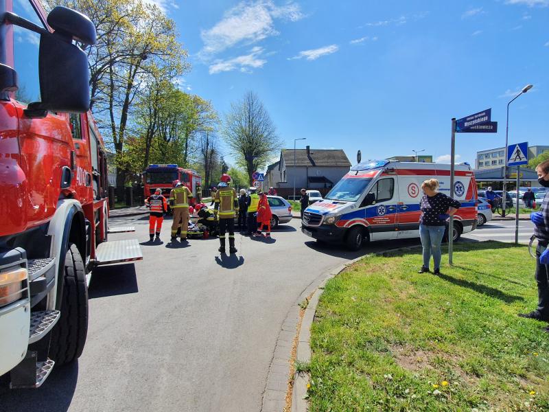Potrącenie rowerzysty w Białogardzie - 83 latek trafił do szpitala. 