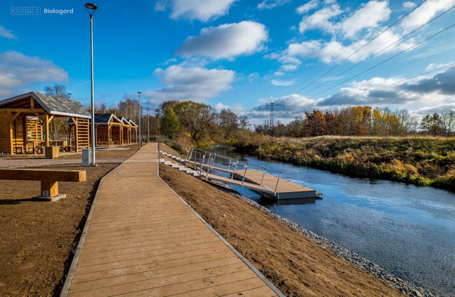 Przystań kajakowa już prawie gotowa