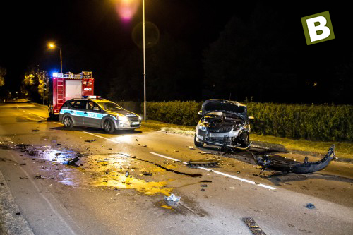 Wypadek koło Orlenu 