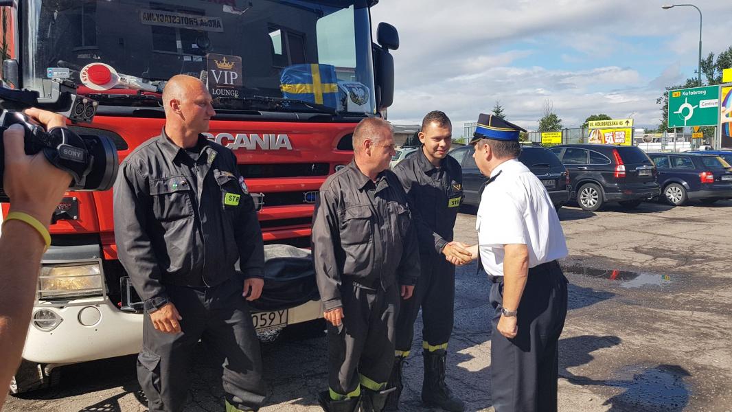 Powitanie strażaków Świnoujście i Białogard - duża porcja zdjęć!
