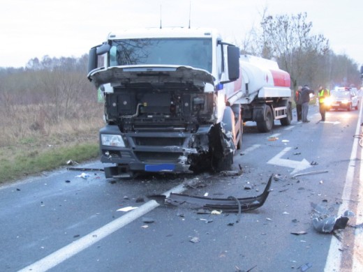 Wypadek koło Karlina - ZDJECIA