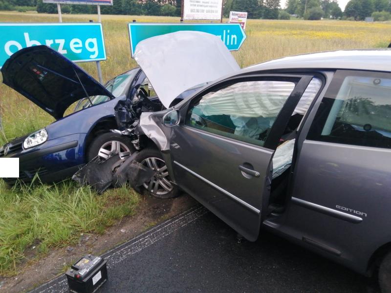 Niebezpieczna kolizja na terenie Białogardu