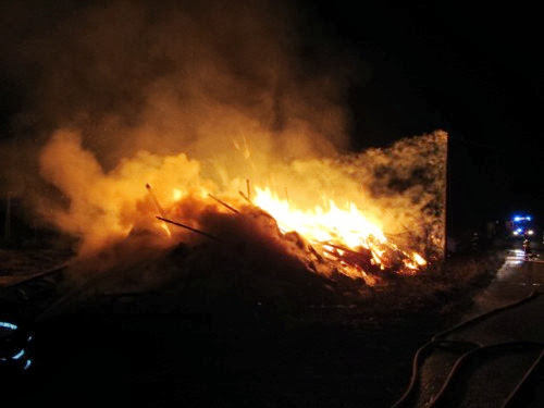 Pożar w Modrolesie koło Białogardu