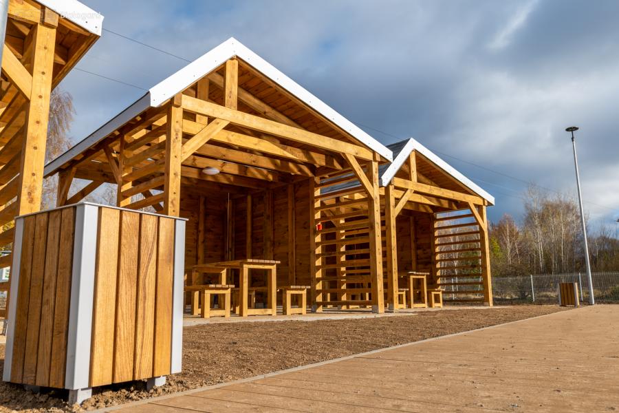 Przystań kajakowa już prawie gotowa