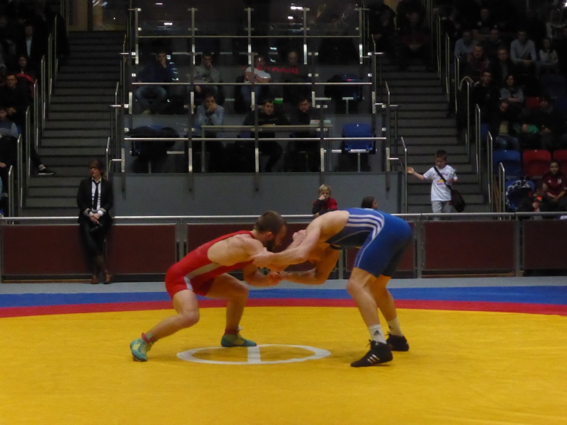 Mecz w zapasach stylu wolnego Polska-Rumunia