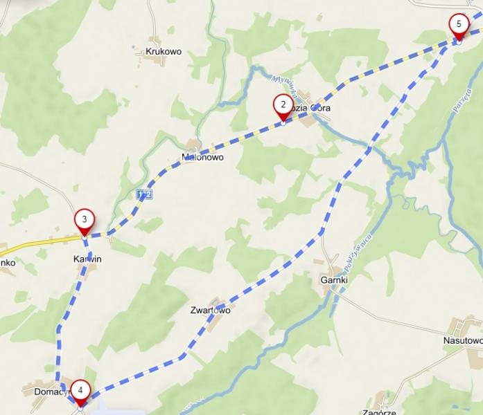 Wyścig Kospel Velo Baltic w Karlinie - Trasa