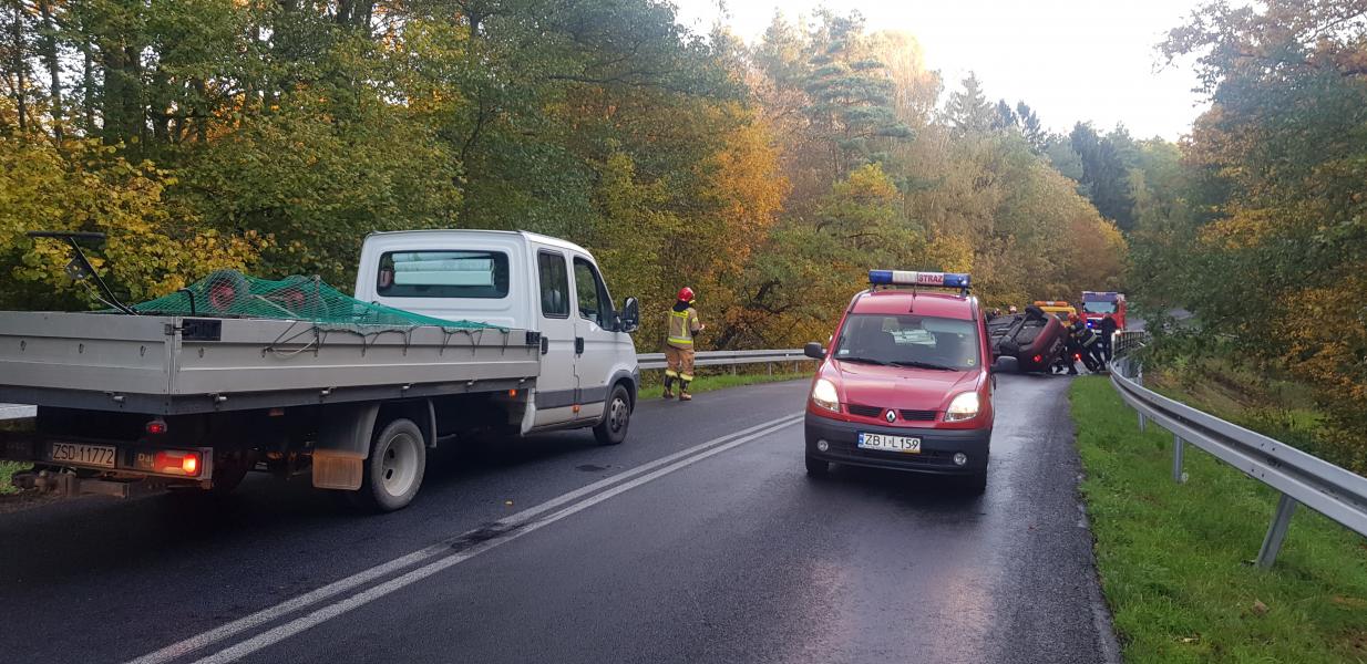 Dachowanie pod Tychówkiem - 40 latek ukarany mandatem karnym!