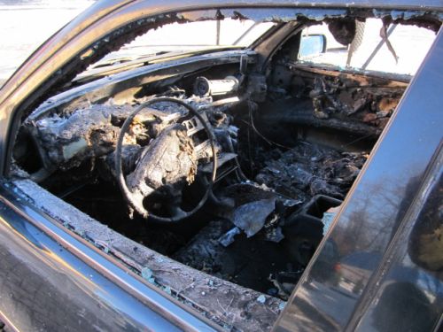 Pożar samochodu w Białogardzie 