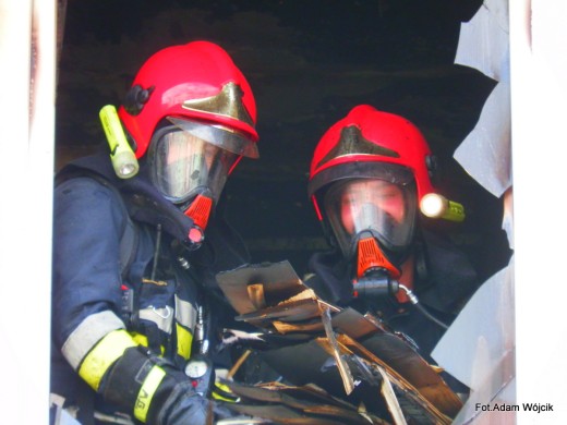 Pożar mieszkania na oś Lelewela.