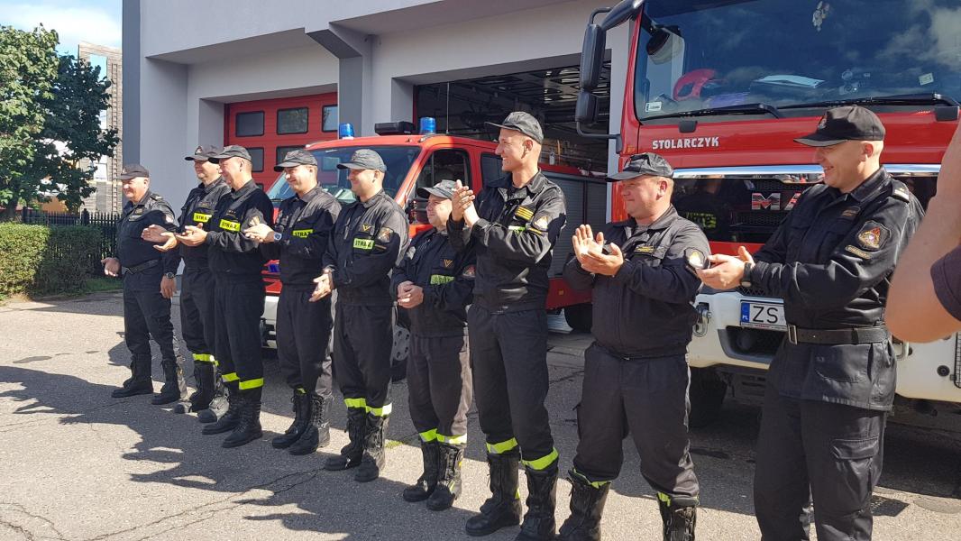 Powitanie strażaków Świnoujście i Białogard - duża porcja zdjęć!