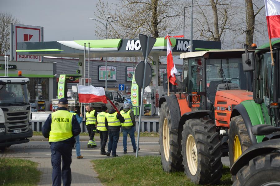 Strajk rolników w Białogardzie – FOTORELACJA