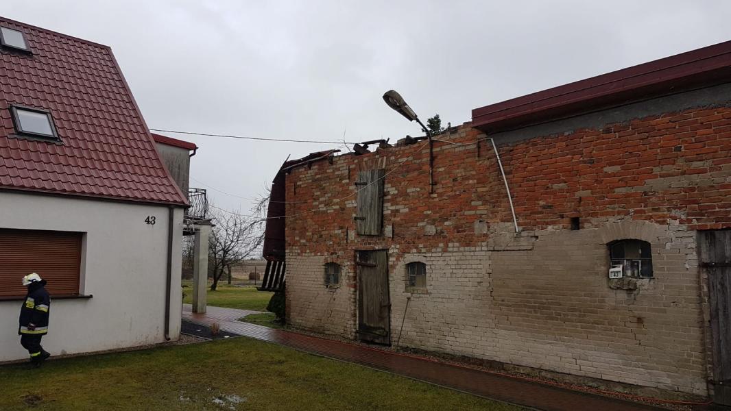 Skutki Orkanu Eunice