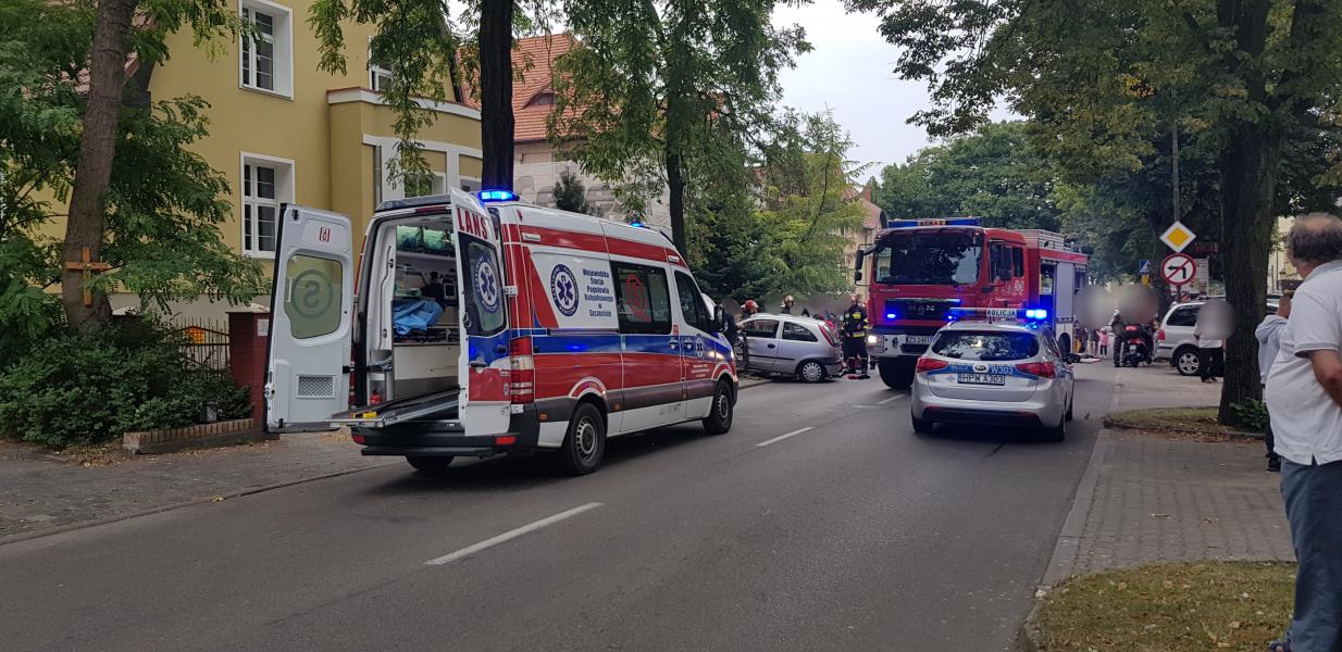 Poważny wypadek w centrum Białogardu 