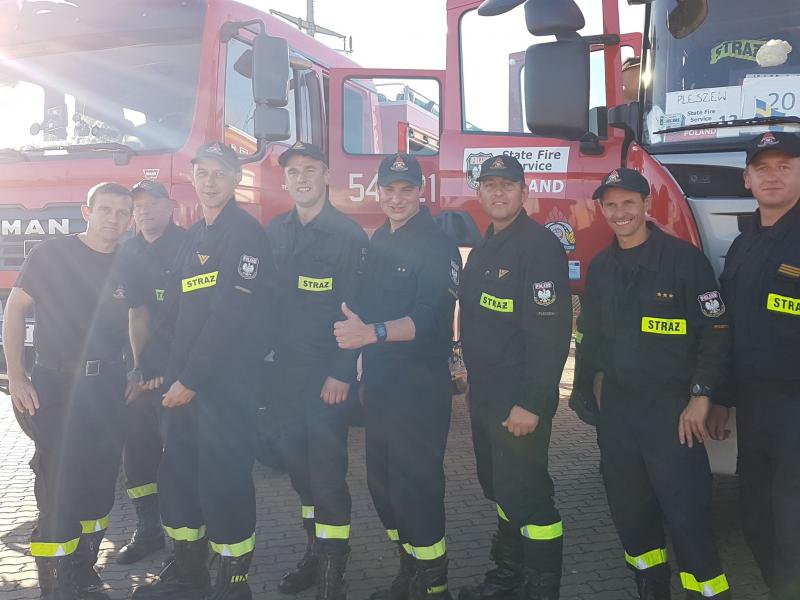 Powitanie strażaków Świnoujście i Białogard - duża porcja zdjęć!