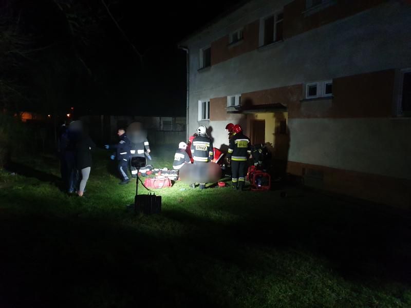 Tragiczny finał pożaru w Pobłociu Wielkim - śmierć poniosły dwie osoby! 